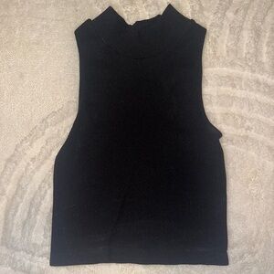 Black tank top